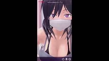 Mitsuki's erotic show streamed on Hentai site